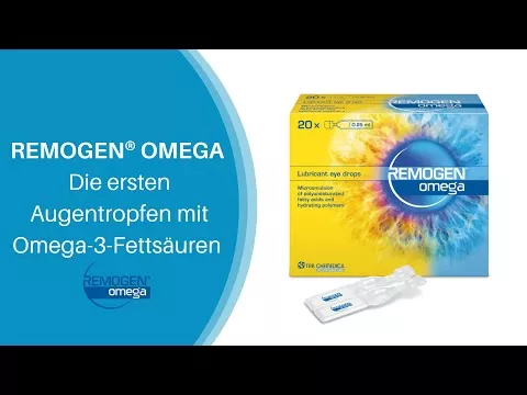 Video über REMOGEN Omega Augentropfen, 20X0.25 ml