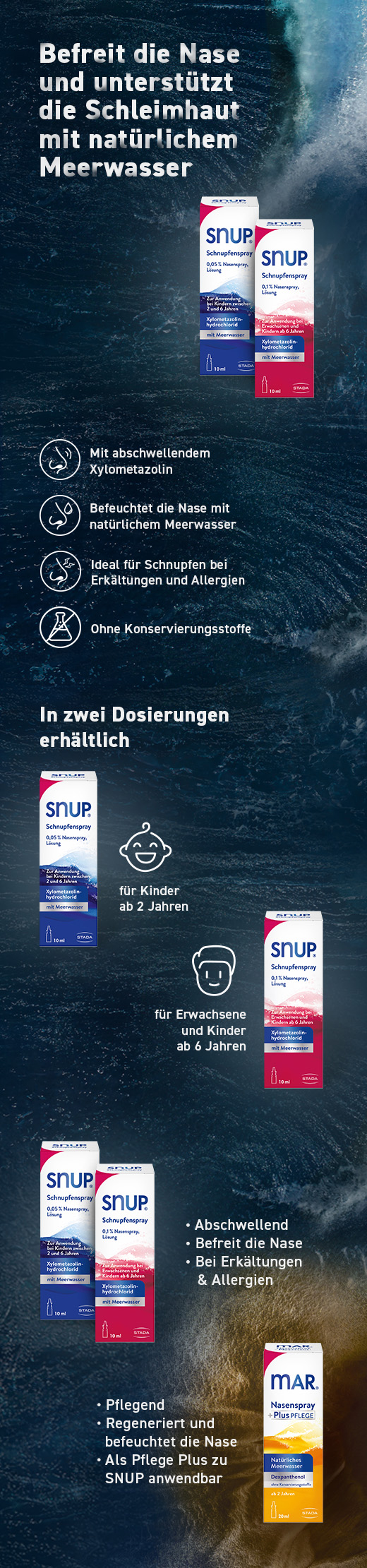 SNUP Schnupfenspray 0,1% Nasenspray, 15 ml