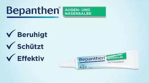 Video über BEPANTHEN Augen- und Nasensalbe, 10 g