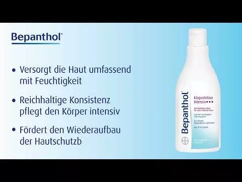 Video über BEPANTHOL Intensiv Körperlotion Spenderflasche, 400 ml