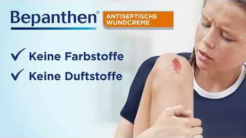 Video über BEPANTHEN antiseptische Wundcreme, 20 g