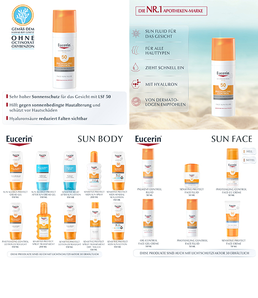 Eucerin Sun Fluid Photoaging Control LSF 50, 50 ml
