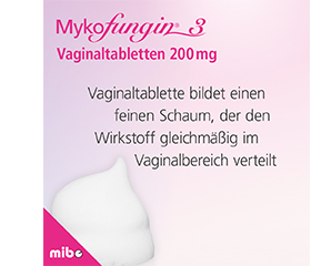 Mykofungin 3 Vaginaltabletten 200 mg, 3 St