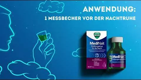 Video über WICK MediNait Erkältungssirup für die Nacht, 90 ml