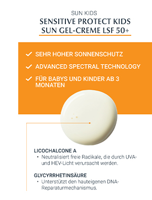 Eucerin Sun Kids Gel-Creme LSF 50 + , 200 ml