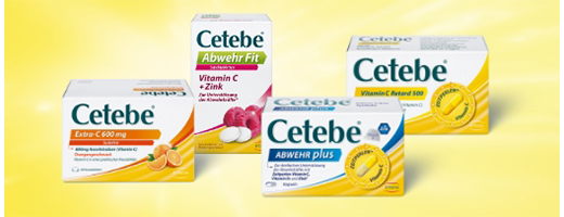 CETEBE Vitamin C Retardkapseln 500 mg, 30 St