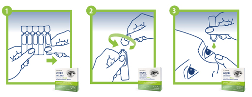 Dr. Theiss Hydro med Green Augentropfen Einzeldosis Ampullen , 20X0.35 ml