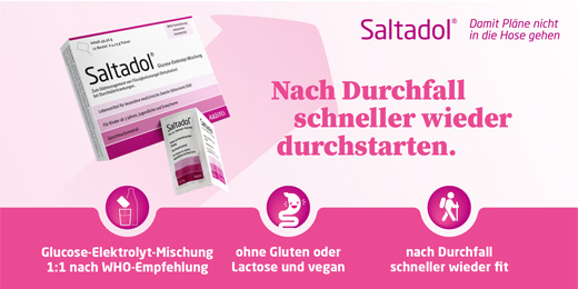 Saltadol Elektrolyt Pulver zur Her.e.Lösung zum Einnehmen, 12 St