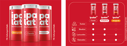 IPALAT Halspastillen zuckerfrei, 400 St
