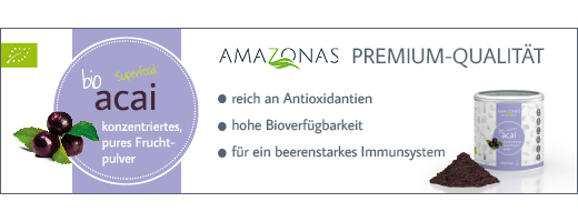 ACAI 100% Bio Pulver ohne Trägerstoffe, 80 g