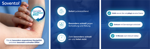 Soventol HydroCortisonacetat 0,5% Cremogel bei Hautentzündungen, 30 g