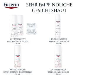Eucerin UltraSensitive Beruhigende Pflege für trockene Haut, 50 ml