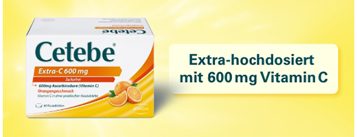 Cetebe Extra-C 600 mg Kautabletten, 120 St