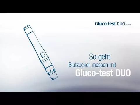 Video über Gluco Test Duo Teststreifen, 50 St