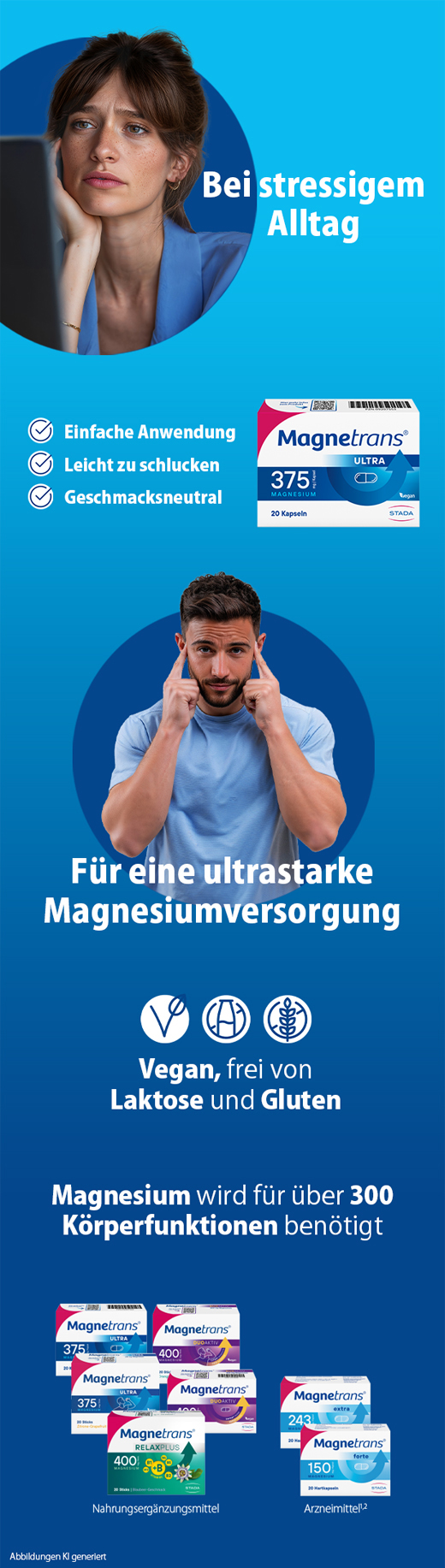 MAGNETRANS 375 mg ultra Kapseln, 100 St