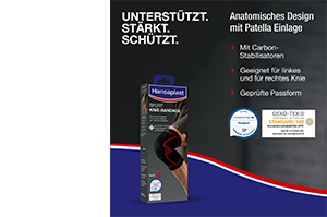 HANSAPLAST Sport Knie-Bandage Gr.L, 1 St