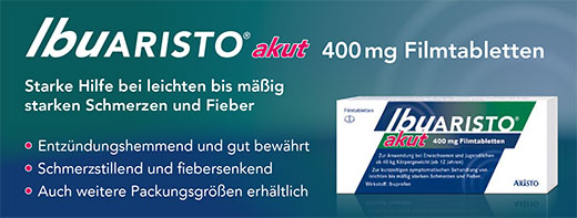 IbuARISTO akut 400 mg Ibuprofen Filmtabletten, 10 St