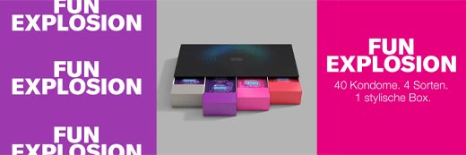 Durex Fun Explosion Kondome Mix zu 4 Sorten (40 stk)