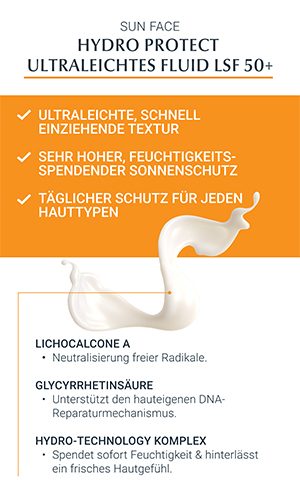 Eucerin Sun Fluid Hydro Protect Face LSF 50 + , 50 ml
