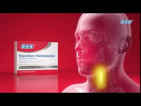Video über Septoflam Halstabletten (8 stk)