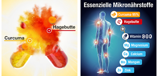 Gelencium Curcuma Plus hochdosiert mit Vitamin C Kapseln, 60 St