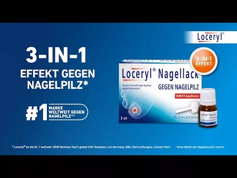 Video über Loceryl Nagellack gegen Nagelpilz DIREKT-Applikator, 1.25 ml