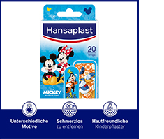 Hansaplast Kinder Pflasterstrips Mickey & Friends, 20 St