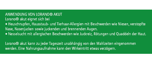 LORANO akut Tabletten, 100 St