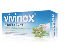 vivinox® Nervenruhe Beruhigungsdragees bei Unruhe und Einschlafstörungen, 40 St