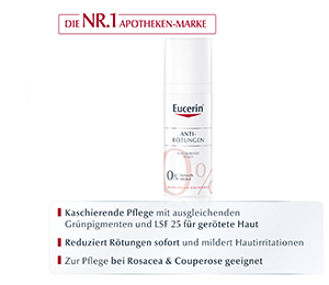 Eucerin AntiRötungen kaschierende Tagescreme , 50 ml