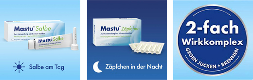 MASTU Zäpfchen Hämorrhoiden, 10 St