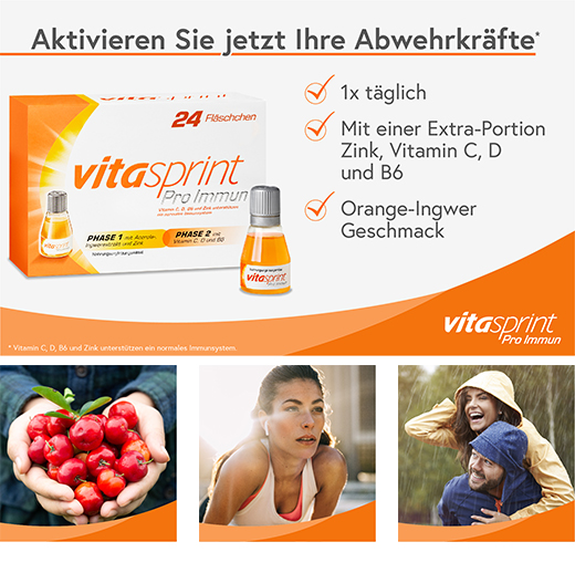 VITASPRINT Pro Immun Trinkfläschchen, 24 St