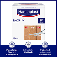 Hansaplast Elastic Pflaster 6 cm x 5 m, 1 St