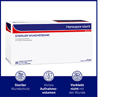Hansapor steril Wundverband 10x20 cm (25 stk)