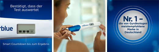 Clearblue Schwangerschaftstest Triple-Check ultra-früh, 3 St