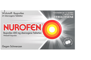 NUROFEN Ibuprofen 400 mg überzogene Tabletten, 24 St