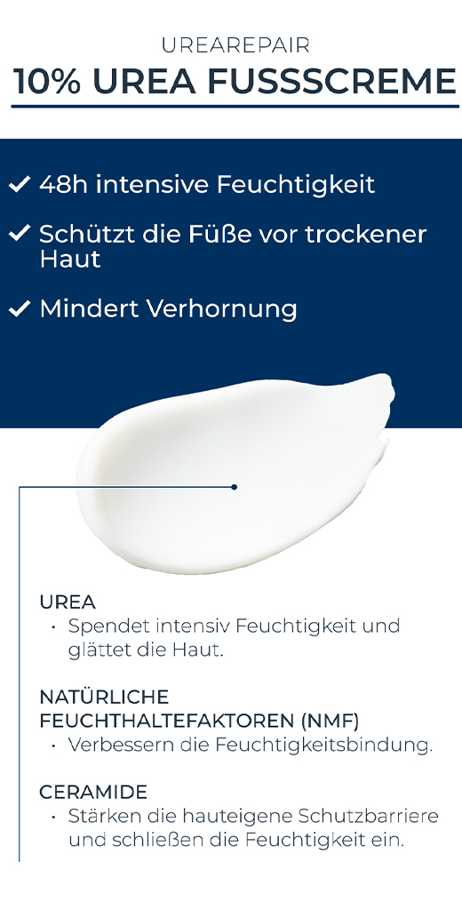 EUCERIN UreaRepair PLUS Fußcreme 10%, 100 ml