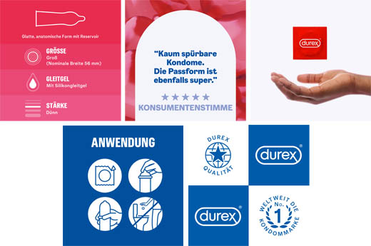durex® Gefühlsecht Classic Kondome, 20 St