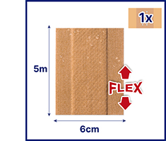 Hansaplast Elastic Pflaster 6 cm x 5 m, 1 St
