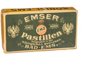 Emser Pastillen Halstabletten mit Ingwer zuckerfrei, 30 St