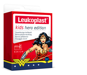 LEUKOPLAST kids Pflaster hero Wonder Woman 6 cmx1m, 1 St