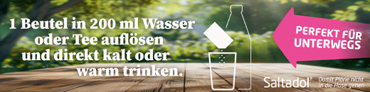 Saltadol Elektrolyt Pulver zur Her.e.Lösung zum Einnehmen, 12 St