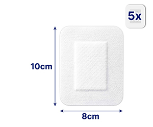 Hansaplast ULTRA SENSITIVE XXL Wundverband 8x10 cm, 5 St