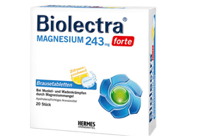 BIOLECTRA Magnesium 243 mg forte Zitrone Br.-Tabl., 60 St