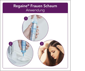 REGAINE Frauen Schaum 50 mg/g, 2X60 g