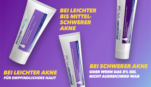 Benzaknen® Wash 5% Suspension bei unreiner Haut und leichter Akne, 2X100 g