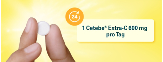 Cetebe Extra-C 600 mg Kautabletten, 120 St
