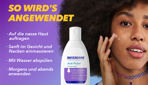 Benzacare Anti-Pickel Reinigungsgel, 120 ml