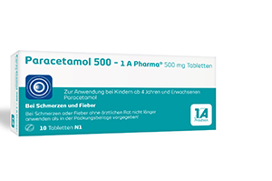 PARACETAMOL 500-1A Pharma Tabletten, 10 St