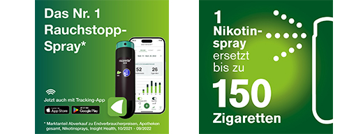 nicorette Mint Spray mit 1 mg Nikotin pro Sprühstoß, 1 St